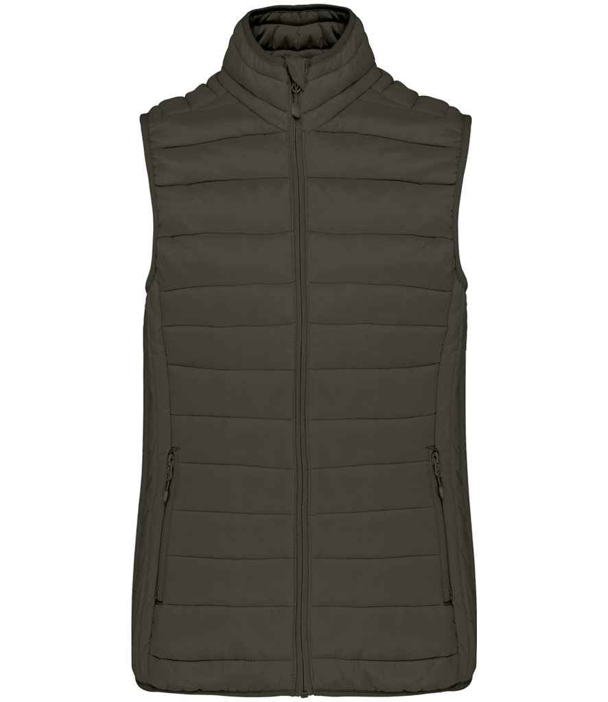 Kariban Ladies Lightweight Padded Bodywarmer Dark Khaki