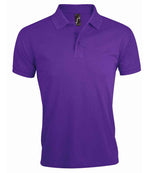 SOL'S Prime Poly/Cotton Piqué Polo Shirt Dark Purple