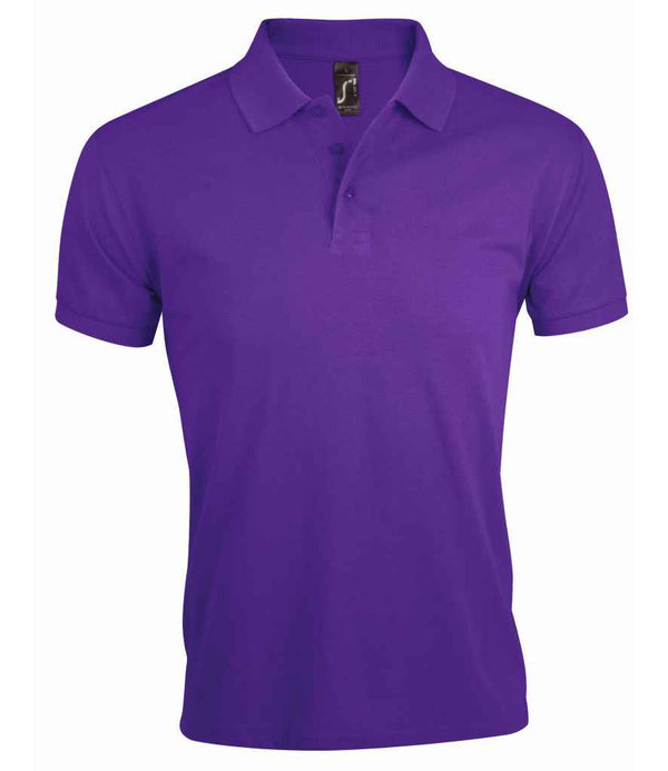 SOL'S Prime Poly/Cotton Piqué Polo Shirt Dark Purple