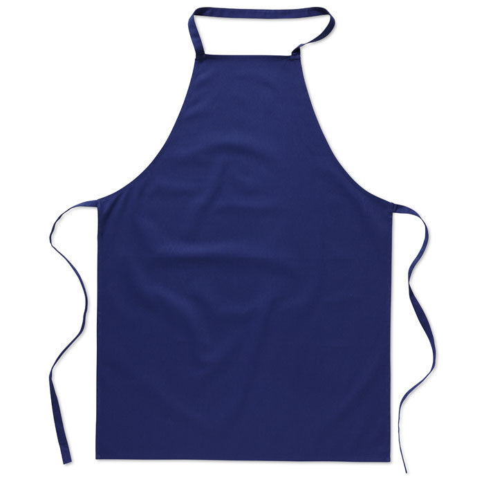 Kitchen apron in cotton Blue