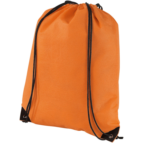 Branded Evergreen non-woven drawstring backpack 5L