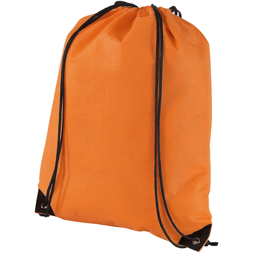 Branded Evergreen non-woven drawstring backpack 5L