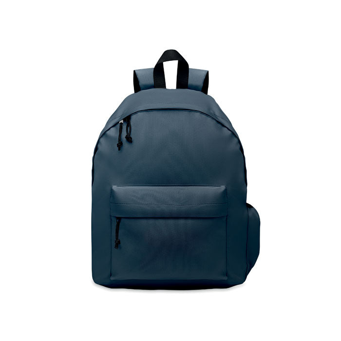 Branded 600D RPET polyester backpack