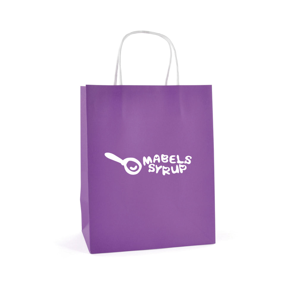 Branded Brunswick Medium Natural Paper Bag