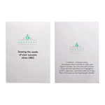 Seed Pack in White Paper Envelope Corn Flower