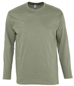 SOL'S Monarch Long Sleeve T-Shirt Khaki