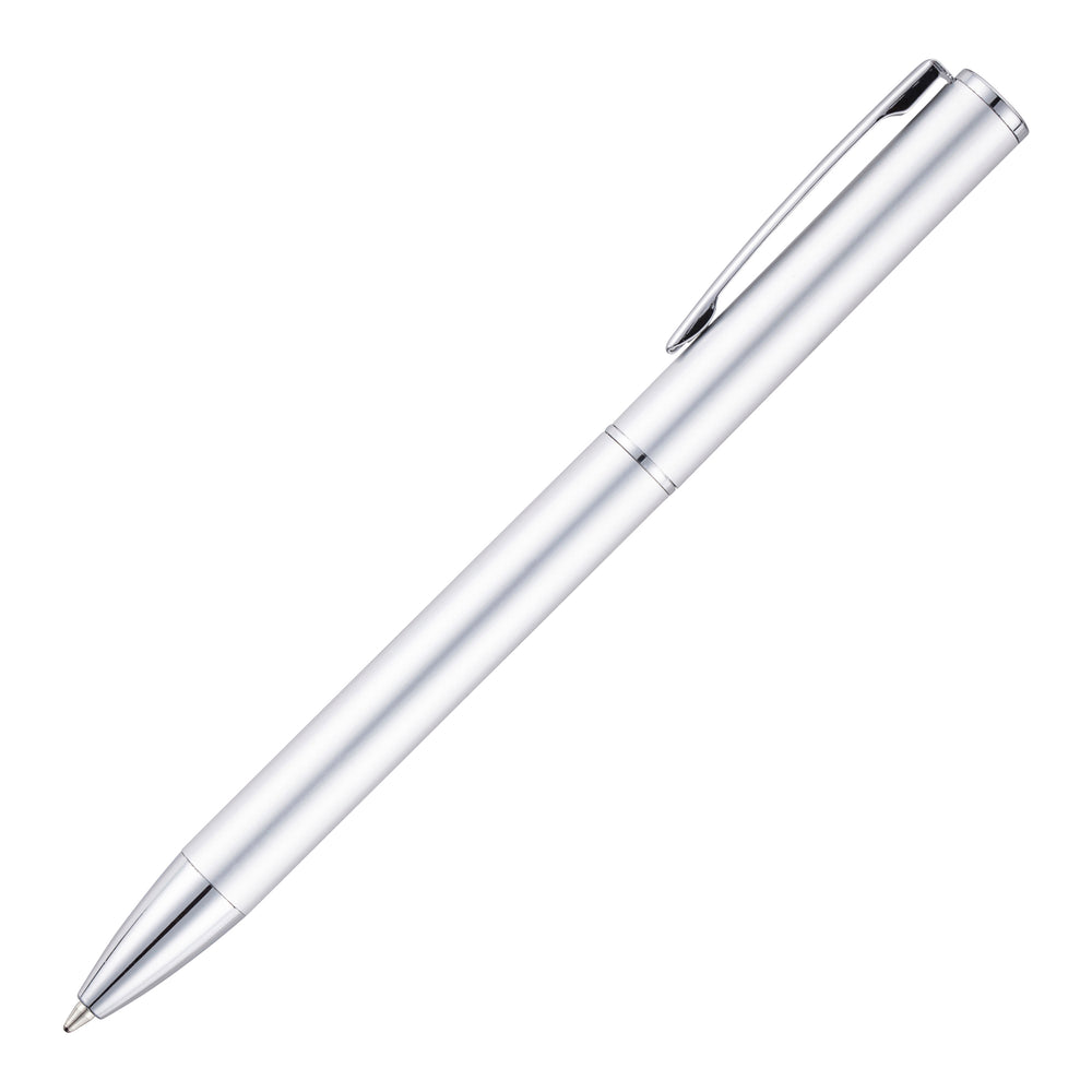 Branded CATESBY metal twist action ball pen