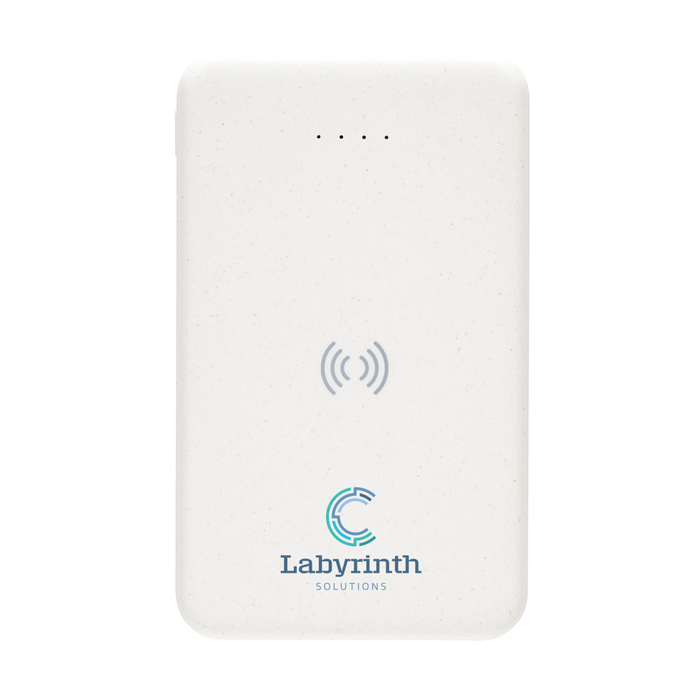 RCS recycled plastic 5.000 mAh 5W wireless powerbank