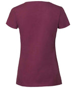 Fruit of the Loom Ladies Iconic 195 T-Shirt Burgundy