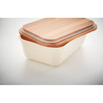 Branded Lunch box with bamboo lid