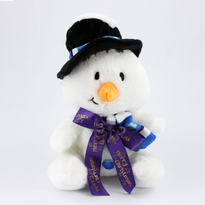Bow Bear II 25cm Christmas Snowman