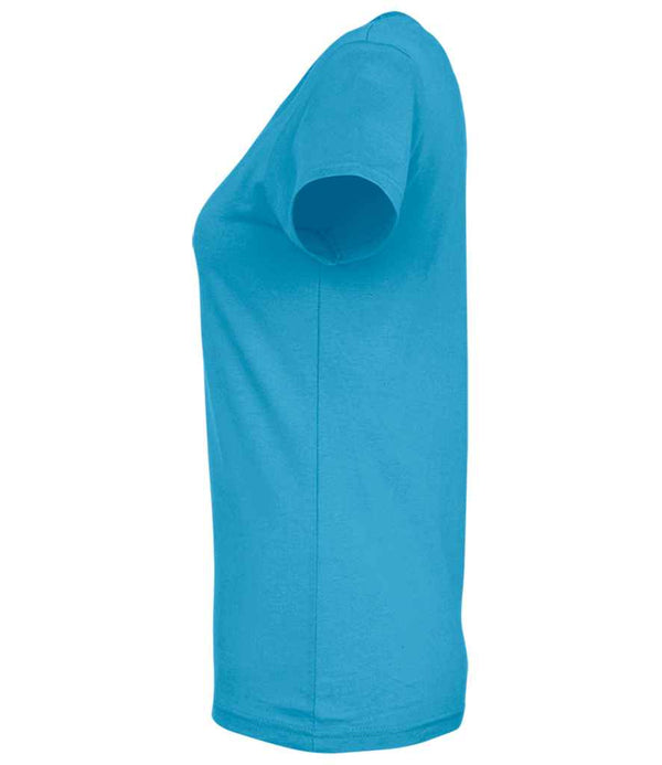 SOL'S Ladies Imperial Heavy T-Shirt Aqua