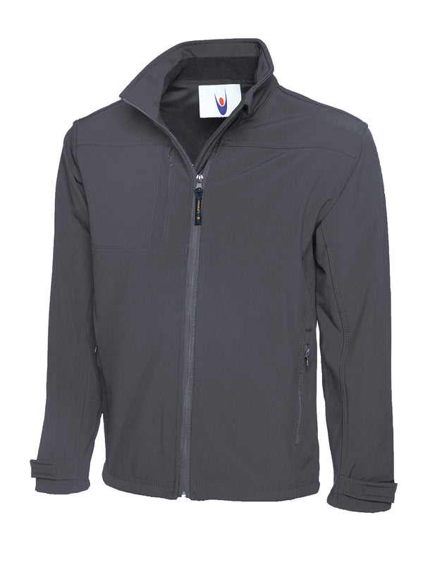 Branded Deluxe Full Zip Soft Shell Jacket