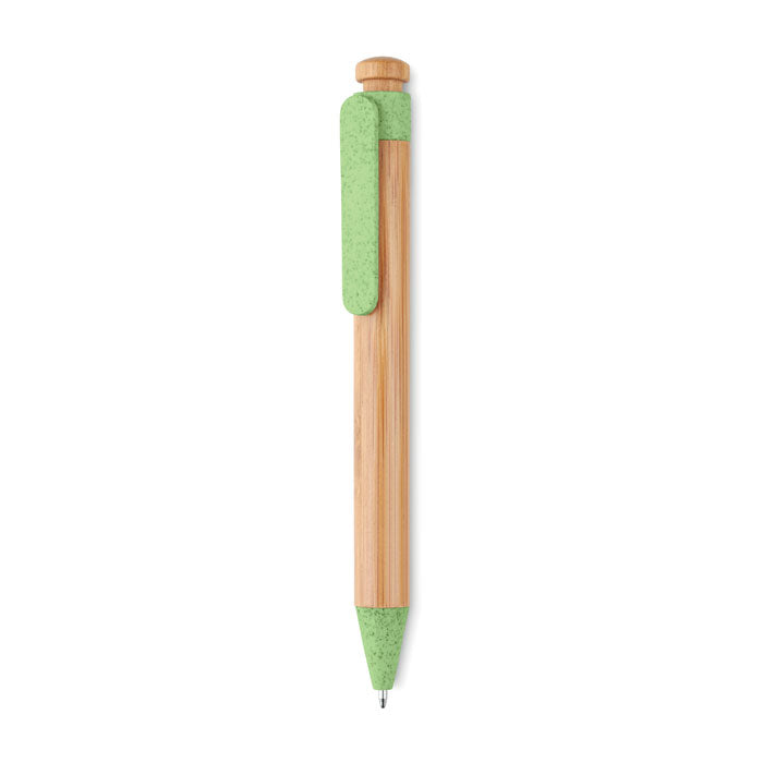Bamboo/Wheat-Straw ABS ball pen | Branded Bamboo Pen