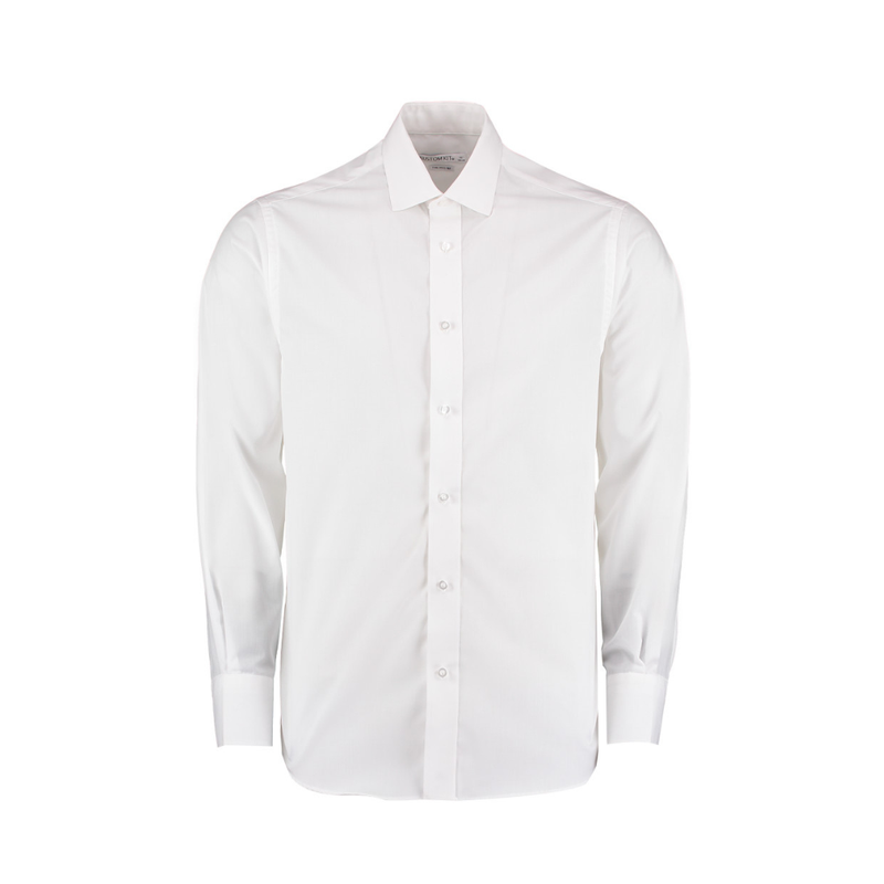 Kustom Kit Long Sleeve Tailored Business Shirt