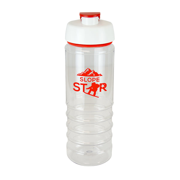 Branded Renzo 750ml Tritan Sports Bottle with flip up lid