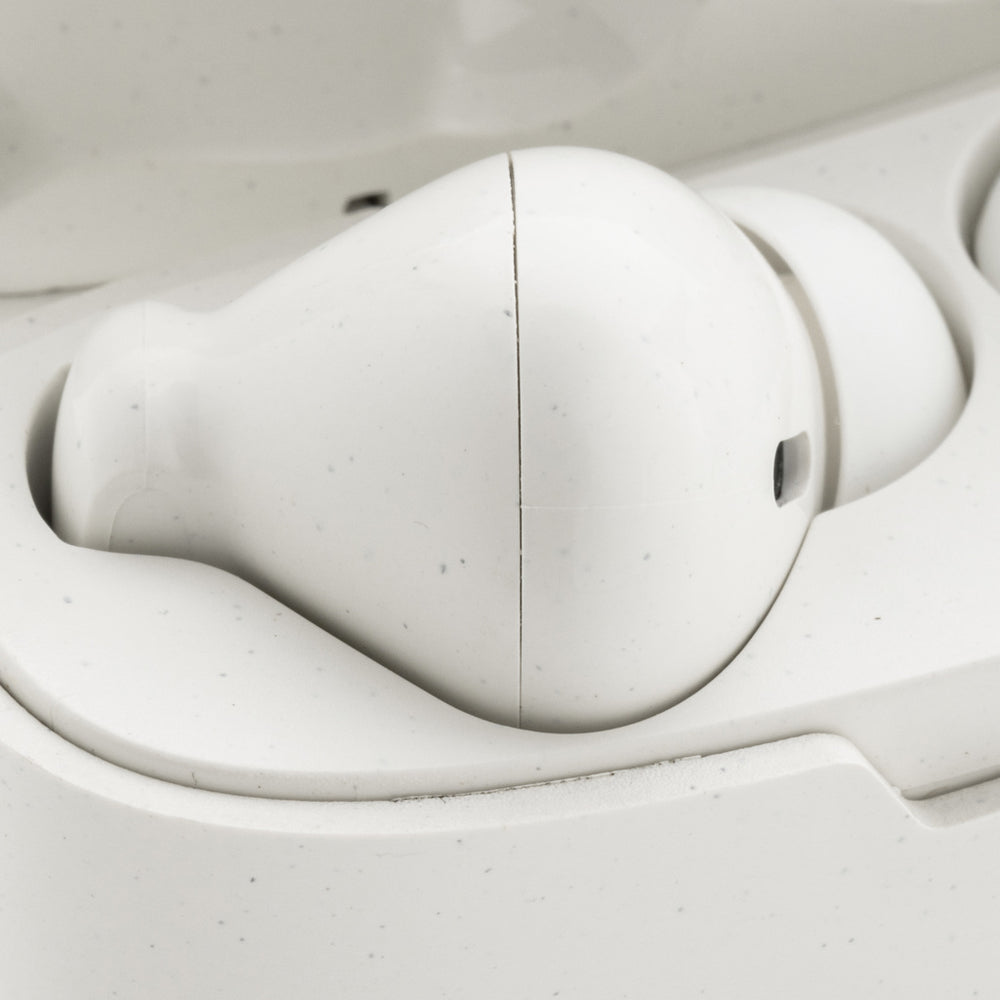 Branded RCS recycled plastic Liberty Pro wireless earbuds