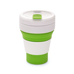 Branded Pocket Cup 355ml collapsible silicone body cup