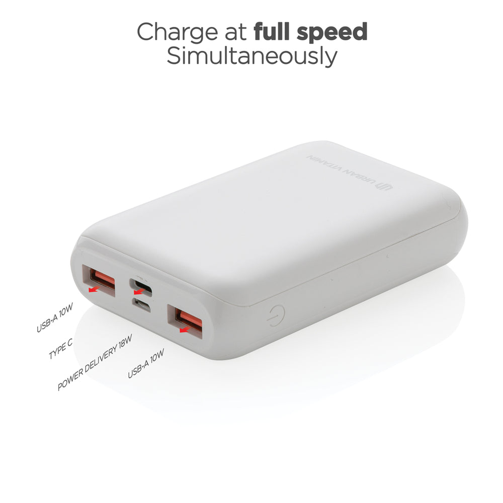 Branded Urban Vitamin Alameda 10.000 mAh 18W PD powerbank