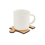 Set of 4 puzzle coasters