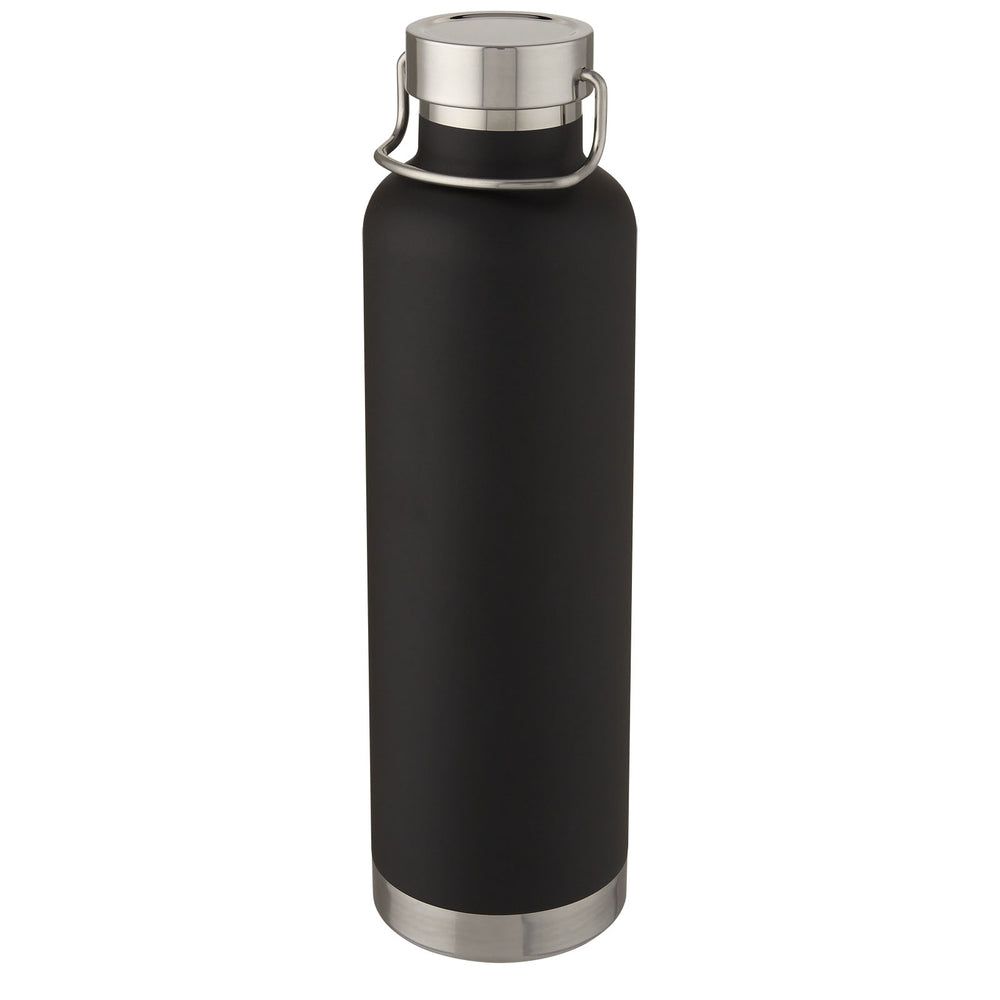 Branded Thor 1 L copper vacuum insulated water bottle