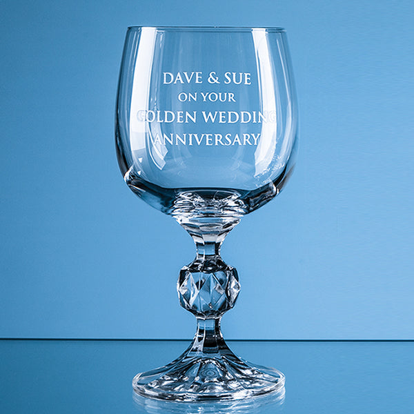 Branded 340ml Claudia Crystalite Large Goblet