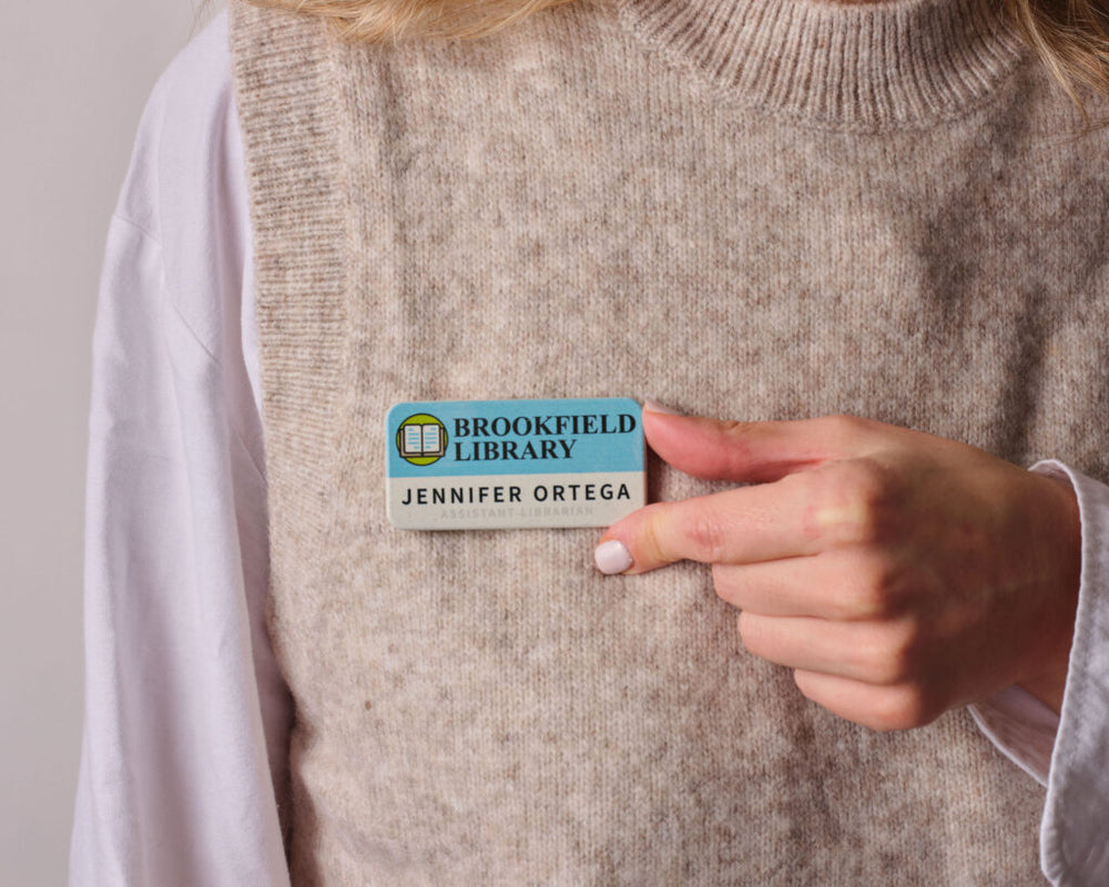 Essential Name Badge - Rectangle - Safety Pin