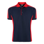 Orn Avocet Two Tone Poloshirt Navy/Red