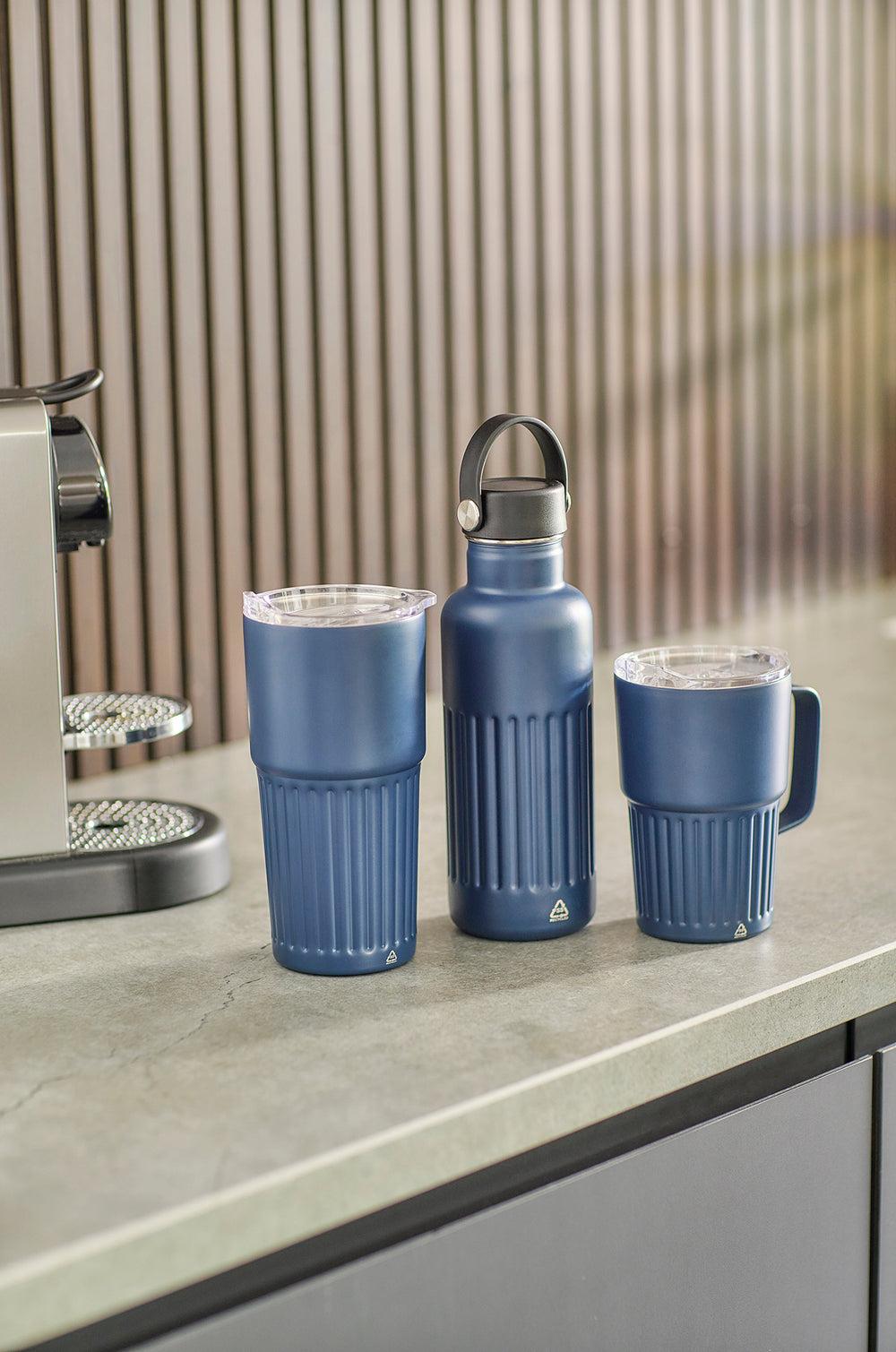 The Kael - Recycled stainless steel double walled drinking mug (500ml)