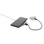 Branded RCS recycled plastic 10W Wireless charger with USB Ports