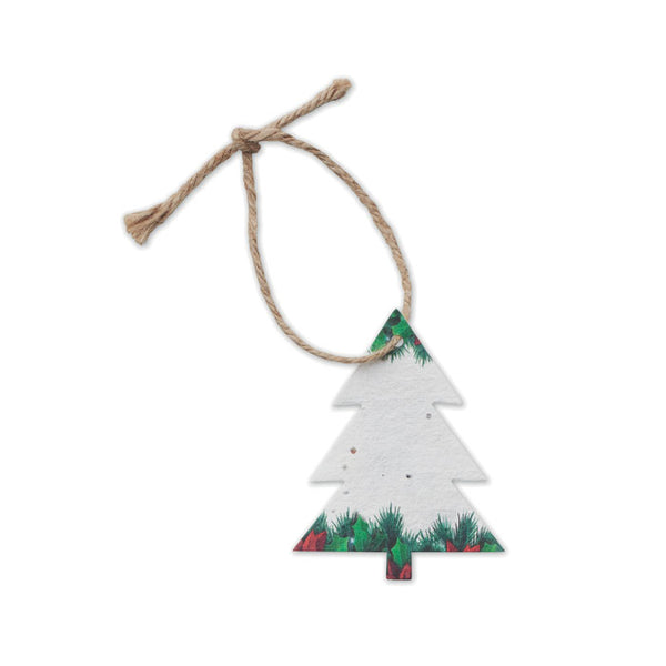 Seed paper Xmas ornament - Tree