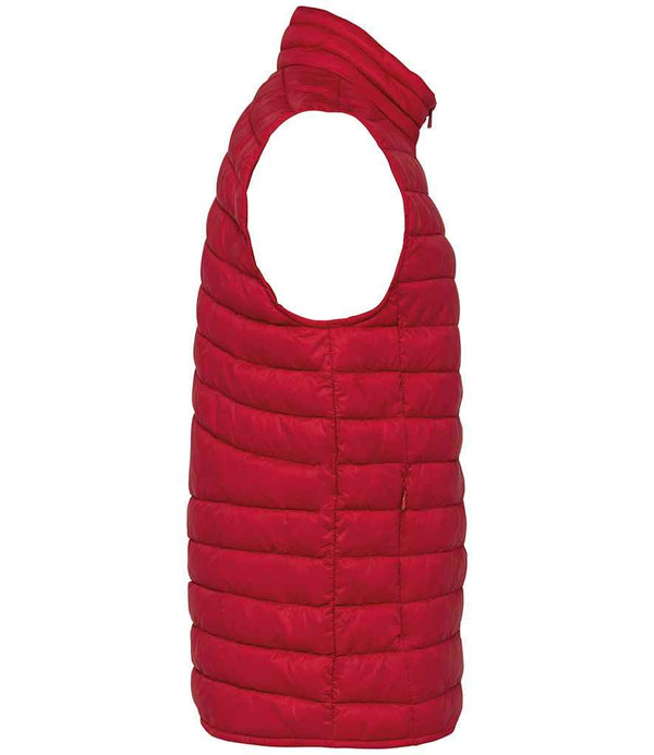 Native Spirit Light Recycled Bodywarmer Hibiscus Red