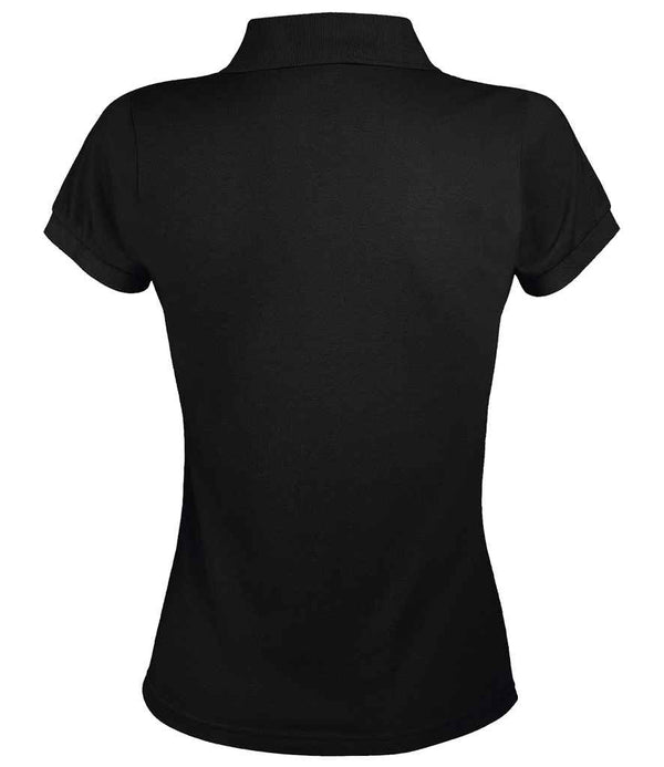 SOL'S Ladies Prime Poly/Cotton Piqué Polo Shirt Black