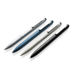 Branded Kymi RCS certified recycled aluminium pen with stylus
