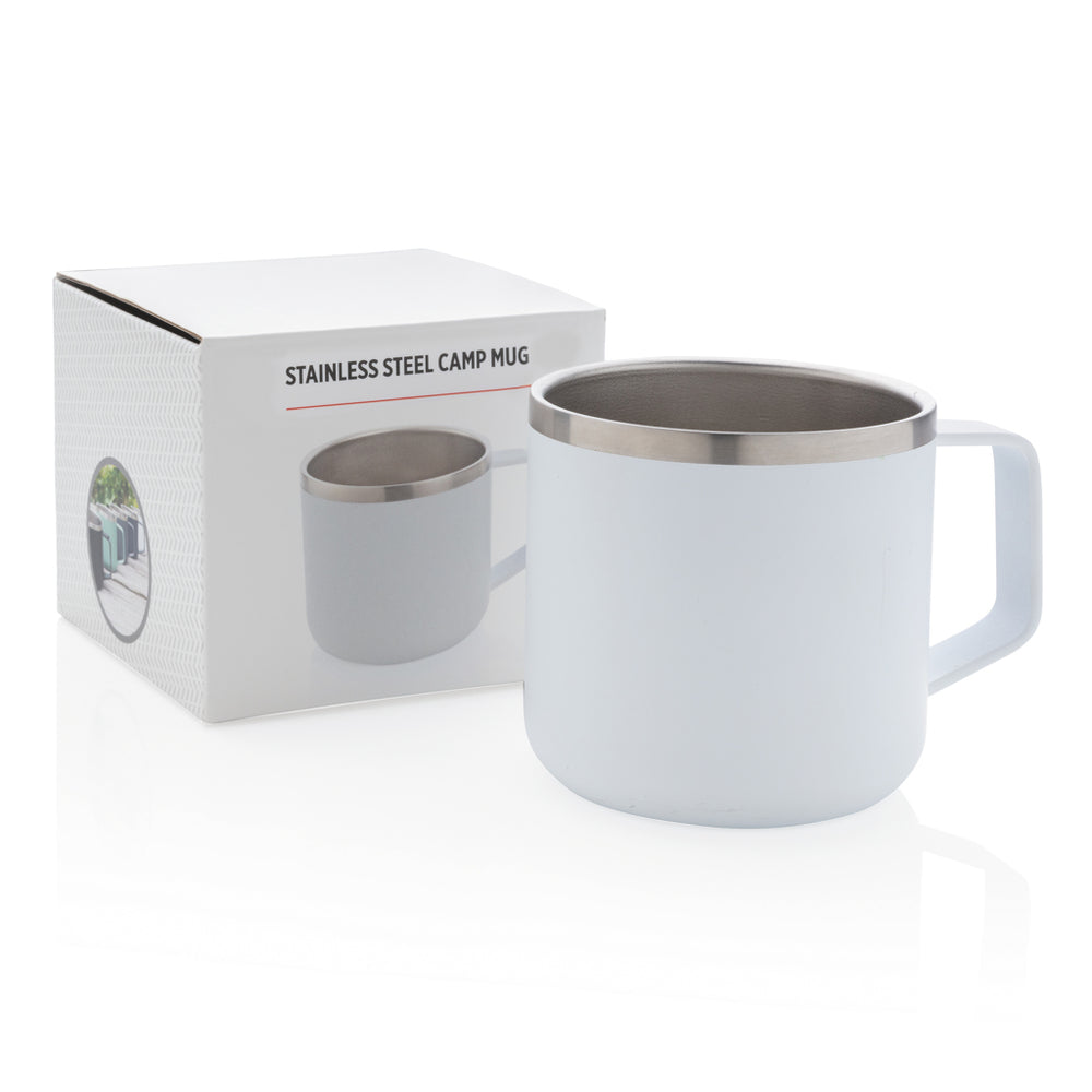 Branded Stainless steel camp mug