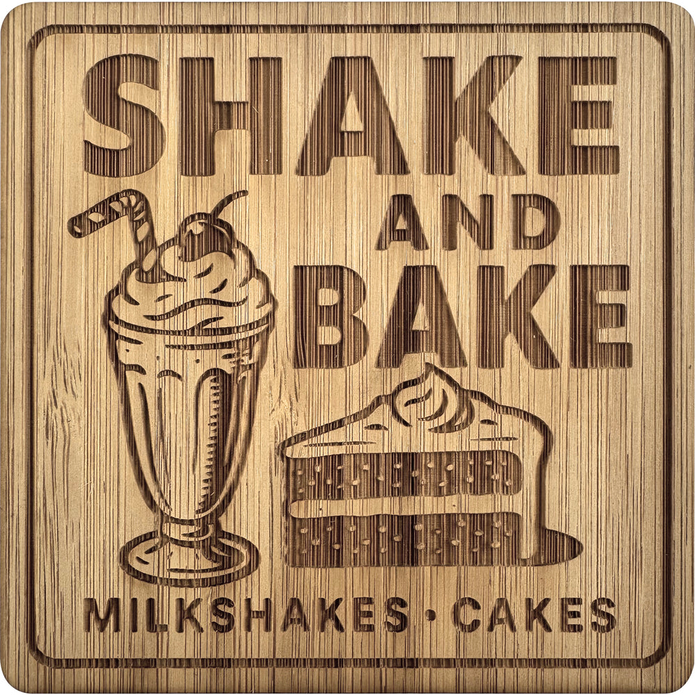 The Veyra - Bamboo coaster (Square)