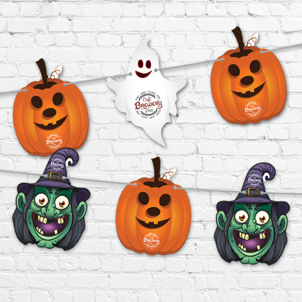 Halloween Character Bunting on 2.5m Lengths