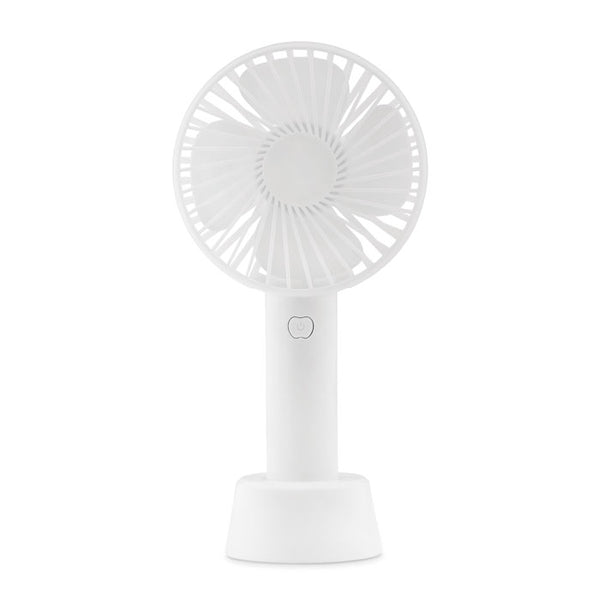 Branded USB desk fan with stand