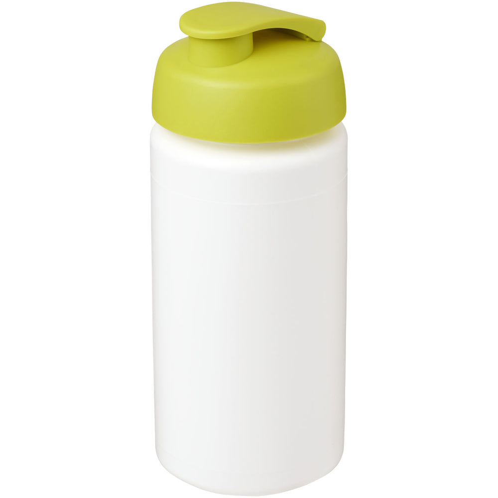 Branded Baseline® Plus grip 500 ml flip lid sport bottle