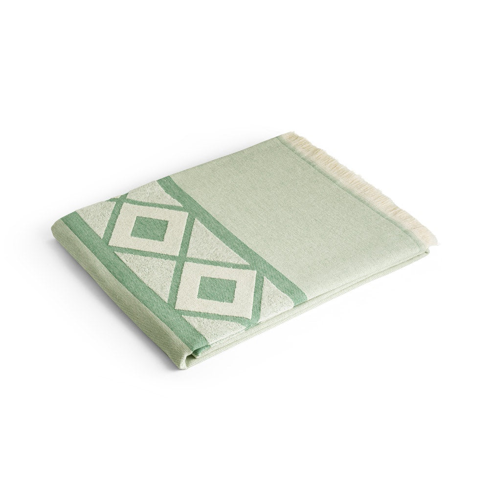 MALEK. Multifunctional bath towel (350g/m²) made of cotton and recycled cotton
