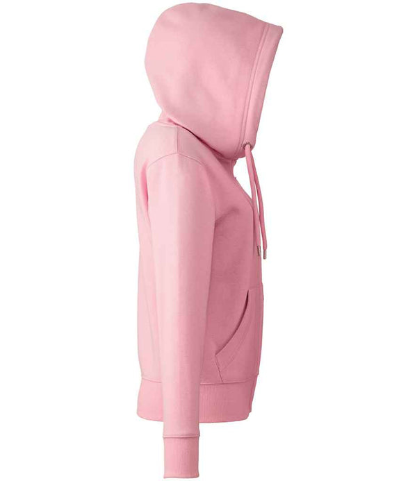 Anthem Ladies Organic Full Zip Hoodie Pink