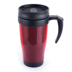Branded Marco 400 ml Translucent Travel Mug (screw on lid and sipper)