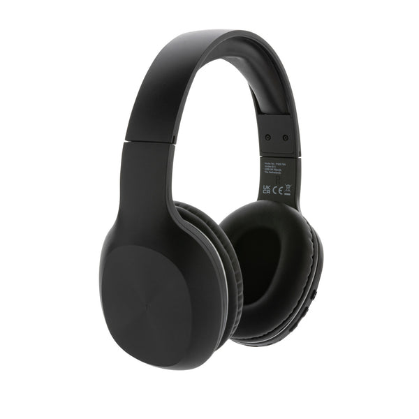 Branded RCS recycled plastic JAM wireless headphone