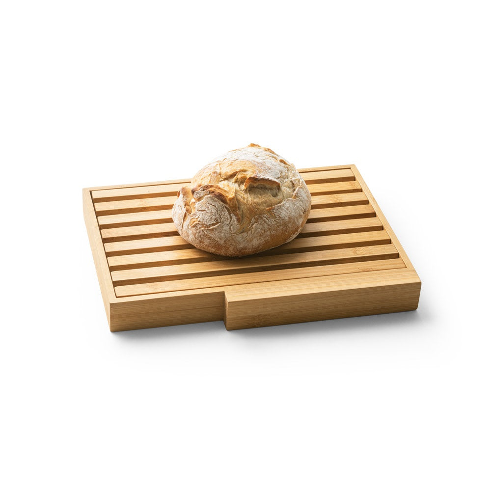 PASSARD. Bread board in bamboo with stainless steel knife