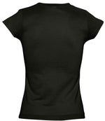 SOL'S Ladies Moon V Neck T-Shirt Deep Black