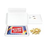 Mini bag of Microwave Popcorn in Postal Box