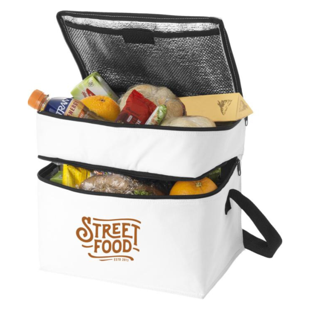 Oslo 2-zippered compartments cooler bag 13L