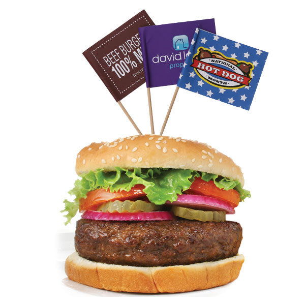 Food Flags Available in 2 Sizes