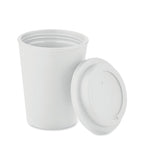 Branded Double wall tumbler PP 300 ml with drinking lid
