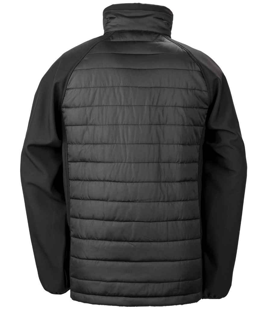 Result Genuine Recycled Compass Padded Jacket Black/Black